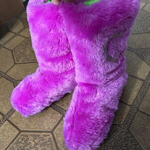 Cozy Kids' Pink Furry Boots